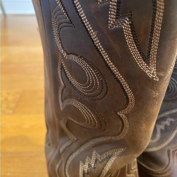 Tony Lama Brown Western Women’s Cowboy Boots - Picture 6 of 10